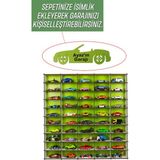 Empressco Kututr 50 Araçlık Ahşap Duvar Rafı ( Hotweels ve Matchbox ) (Isim Yazdırmak Için Isimlik Alınız) - Fiyatı, Yorumları - Seçenek 1 - Pembe