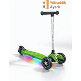 Empressco LED Işıklı 4 Kademe Ayarlanabilir 3 Tekerlekli Scooter, Eğlence ve Hız - Ahşap - Seçenek 1