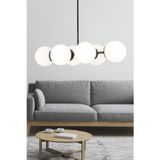 Empressco Lema 6Lı Siyah Modern Yemek Masası Üstü Yatak odası Salon Avize