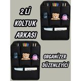 Empressco Lıghtınghm 2 Li Araç Koltuk Arkası Organizer 8 Cepli Silinebilir Kolay Montaj Araba Içi Düzenleyici - Fiyatı, Yorumları - Ahşap