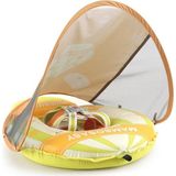 Empressco Mambobaby Hot Air Balloon Yüzme Simidi - Sarı, Emniyetli, Gölgelikli ve Ayak Destekli - Fiyatı, Yorumları - --