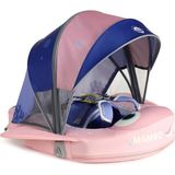 Empressco Mambobaby Pembe Vatoz Emniyetli Gölgelikli Ayak Destekli Bebek Yüzme Simidi - Fiyatı, Yorumları - Altın - 0 - 12 Ay