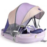 Empressco Mambobaby Yüzme Simidi - Pink Butterfly Dreams, Emniyetli, Gölgelikli ve Ayak Destekli - Fiyatı, Yorumları - --