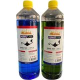 Empressco Mavi Kandil Yağı Kokusuz Dumansız Iç Mekan 1 Lt Çift Paket - Seçenek 1