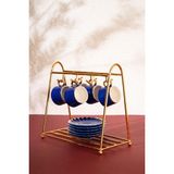 Empressco Mba Decor Metal Bending Art Salıncak Model Gold Kahve Fincanı Kupa Standı Paslanmaz Kaplama Mutfak Düzenleyici Organizer - Fiyatı, Yorumları - Ahşap Rengi - Seçenek 1