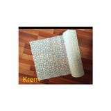 Empressco Meiwa Pvc Dantel Raf-dolap-çekmeçe-runner Örtüsü / Ebat: 50 cm x 5 mt -KREM