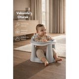 Empressco Meleni Baby Bebek Banyo Oturağı - Vakum Tabanlı Bebek Mama Oturağı Gri - Fiyatı, Yorumları - Altın