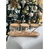 Empressco Mimoza Park 3 Lü Lüx Bambu Baharat Takımı Kaşıklı Baharatlık ( 10 Parça ) - Fiyatı, Yorumları - Ahşap - 1 lt