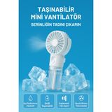 Empressco Mini El Vantilatör USB Şarjlı, Taşınabilir Yaz Serinliği Fan - Altın