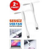 Empressco Mini USB Fan, Esnek ve Sessiz Taşınabilir El Vantilatörü - Altın