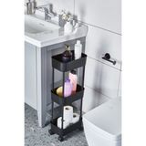 Empressco Minty Life Petek Tekerlekli Çok Amaçlı 3 Katlı Banyo Düzenleyici Dolap Tezgah Yanı Organizer (Siyah) - Fiyatı, Yorumları - Ahşap Rengi - Seçenek 1