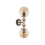 Empressco Misket Siyah Gold 2 Bal Camlı Aplik