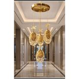 Empressco Modern 3+1 Renkli LED Sarkıt, Salon, Antre ve Yatak Odası Için - Seçenek 1 - Ahşap
