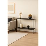 Empressco Modern Ahşap Köşe Konsol, Şık ve Fonksiyonel Eşya - 1/100 Toz Ceviz