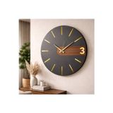 Empressco Modern Şık Rustik Vıp Dekoratif Katmanlı 40cm Duvar saati