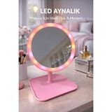 Empressco Modernica Makyaj Aynası LED Işıklı 3 Farklı Mod USB Şarjlı - Fiyatı, Yorumları - 1/100 Toz Ceviz