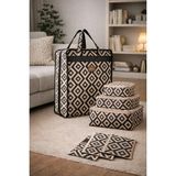 Empressco Morbebe 7 Li Set Premium Ayakkabı Hurcu 6 Bölmeli Ayakkabı Organizer I Bohem 6’lı Valiz Düzenleyici Set - Fiyatı, Yorumları - Ahşap Rengi - Seçenek 1