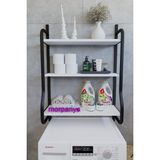 Empressco Morpanya Bony Çamaşır Makinesi Üstü Düzenleyici Raf Banyo Dolabı Rafı Makina Üstü Dolap Raf Beyaz - Fiyatı, Yorumları - Ahşap Rengi - Seçenek 1