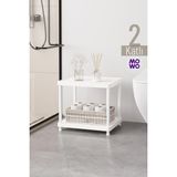 Empressco Mowo Home 2 Katlı Beyaz 40X33 Plastik Banyo Rafı Sehpa, Tezgah Altı Raf, Havuz Bahçe Balkon Masa Sehpa - Fiyatı, Yorumları - Ahşap - Seçenek 1