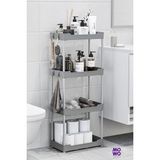 Empressco Mowo Home Mowo 4 Katlı Ayaklı Gri Banyo Rafı, Mutfak Rafı, Havluluk, Deterjanlık Makyaj Organizer, Vesken - Fiyatı, Yorumları - Ahşap - Seçenek 1