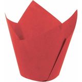 Empressco Muffin Cupcake Mini Kek Kalıbı Kapsülü | Kırmızı Tulip 160X50 mm 200 Adet - Seçenek 1 - Antik Beyaz