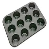 Empressco Muffin Kek Kalıbı Teflon 12'li - Seçenek 1 - Antik Beyaz