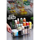 Empressco Nandy Home Mini Tall Clear Buzdolabı & Dolap Içi Düzenleyici Organizer 3 Adet - Fiyatı, Yorumları - Ahşap Rengi - Seçenek 1