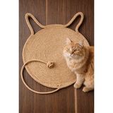 Empressco Naspar %100 Organik Jüt Ip Kedi Tırmalama Matı - Doğal Örme Kedi Yatağı Oval 35X60 cm - Fiyatı, Yorumları