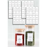 Empressco Neoprint 64 Adet Beyaz Minimal Baharatlık Etiketi Sticker Seti Bakliyat Kuruyemiş Kavanoz Mutfak Düzenleyici - Fiyatı, Yorumları - Ahşap - 1 lt