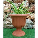 Empressco Nergis Saksı 35X43 cm 9,8 Lt Kiremit Saksı Ayaklı Saksı Plastik Saksı Çiçek Saksısı Bahçe Saksısı - Fiyatı, Yorumları