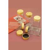 Empressco Newnow 6 Adet Cam Köşeli Serpme Başlıklı Baharatlık 120 ml - Fiyatı, Yorumları - Ahşap - 1 lt