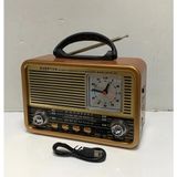 Empressco Nostalji Model RT-781 Müzik Çalar Radyo Saat, Usb, Fm, Bluetooth Özellikli