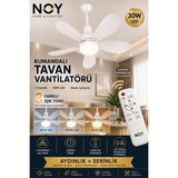 Empressco Noy Tavan Vantilatörü Işıklı Sessiz Kumandalı Ayarlı Işıklı - Fiyatı, Yorumları - Ahşap