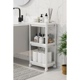 Empressco Omaş Household Product 3 Katlı Banyo Raf Ünitesi (Peggy) Beyaz Banyo Düzenleyici Şampuanlık Havluluk Dolap(Beyaz) - Fiyatı, Yorumları - Ahşap Rengi - Seçenek 1