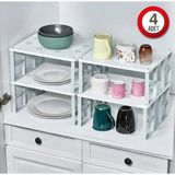 Empressco Organizers 4 Adet Dolap Içi Düzenleyici Raf Tabak Bardak Rafı Metal Raf Org-01 - Fiyatı, Yorumları - Ahşap Rengi - Seçenek 1