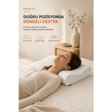 Empressco Ortopedik Visko Boyun Yastık , XL Boyun Fıtık Yastık , Boyun Düzleşme Yastık