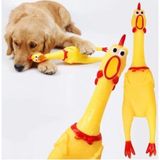 Empressco Öten Tavuk Köpek Oyuncağı 30 cm - Altın