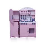 Empressco ÖZKA HOBYY WOOD toys2 KAPAKLI BUZDOLAPLI MUTFAK tencere ve tava setli(PEMBE)