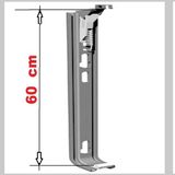 Empressco Panel Radyatör Ayağı Duvara Montaj Konsolu 60 cm Yaylı Konsol - Seçenek 1 - Antrasit