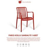 Empressco Paris | 1 Adet Kollu Lux Cafe & Restaurant Sandalyesi - Antik Bronz - Seçenek 1