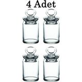 Empressco Paşabahçe 95104 Cam 4lü Kitchen Mini 240CC Arda Türkmen Baharatlık Kavanoz Seti - Fiyatı, Yorumları - Altın - 1,3 lt