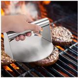 Empressco Paslanmaz Çelik 14 cm Hamburger ve Köfte Presi, Dayanıklı ve Kullanışlı - 1 lt