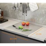 Empressco Paslanmaz Çelik Metal Tezgah Koruyucu 50X60 Cm, Dayanıklı ve Güvenli Kullanım