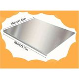 Empressco Paslanmaz Çelik Tek Taraf Bükümlü Metal Tezgah Koruyucu 30X40 cm