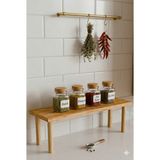 Empressco Peka Mini Tezgah Üstü Baharatlık Mutfak Rafı Baharat Organizer 40X14 cm - Fiyatı, Yorumları - Almond Cream