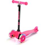 Empressco Pembe LED Işıklı 3 Tekerlekli Scooter, Eğlence ve Güvenli Sürüş - Ahşap - Seçenek 1