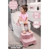Empressco Ponçik Store Kaydırmaz Çocuk Basamağı&kulpluklozet Adaptör 2kat Basamaklı Banyo & Lavabo Taburesi Pembe Basamak - Fiyatı, Yorumları - Altın