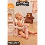 Empressco Ponçik Store Vakum Tabanlı Bebek Mama Sandalye Oturağı Oyuncaklı Pembe Banyo Oturağı - Fiyatı, Yorumları - Altın