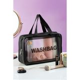 Empressco Porsima 3142 Şeffaf Seyahat ve Makyaj Çantası Su Geçirmez Organizer Washbag 20X30 cm - Fiyatı, Yorumları - Seçenek 1