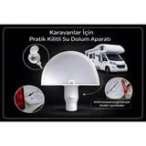 Empressco Pratik Karavan Su Doldurma Huni, Kolay ve Hızlı Kullanım - Bitki Çayı